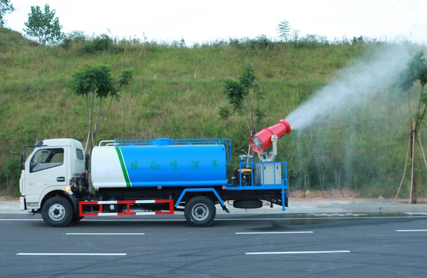 3立方電動(dòng)垃圾車（掛桶）高炮功能演示